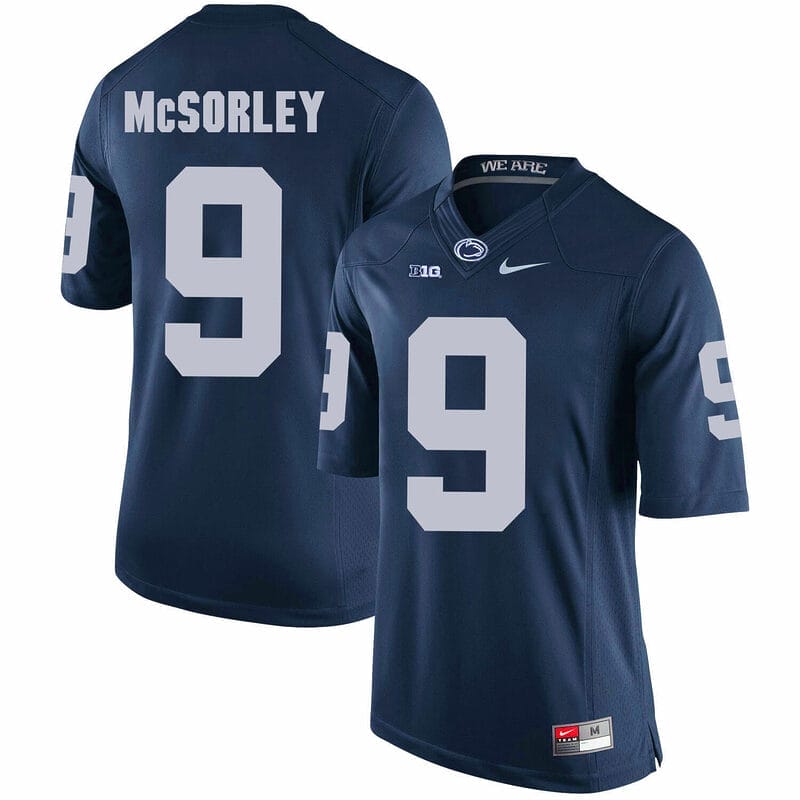 Trace McSorley Penn State Jersey #9 NCAA College Football Dark Blue 10 Trace McSorley Penn State Jersey #9 NCAA College Football Dark Blue