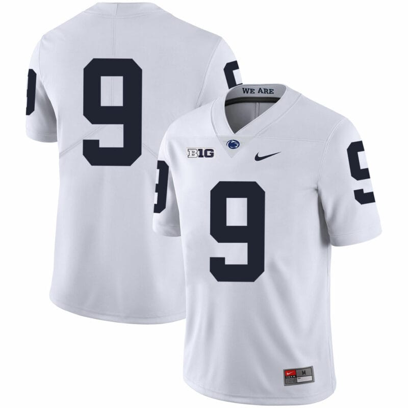 Trace McSorley PSU Jersey #9 Football No Name White