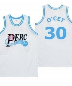 Perc #30 White Basketball Jersey