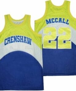 Quincy Mccall #22 Crenshaw High School Alternate Basketball Jersey