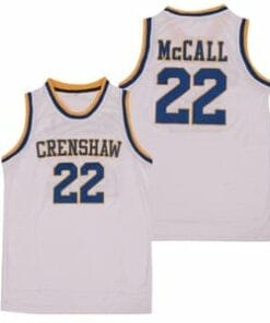 Quincy Mccall #22 Crenshaw High School Basketball Jersey