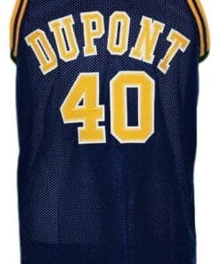 Randy Moss #40 Dupont High School Basketball Jersey Navy Blue