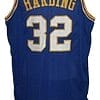 Reggie Harding #32 Indiana Aba Basketball Jersey Sewn Blue