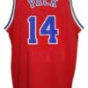 Robert Pack #14 Washington Retro Basketball Jersey Red