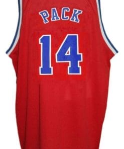 Robert Pack #14 Washington Retro Basketball Jersey Red