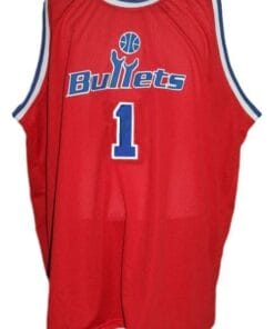 Rod Strickland #1 Washington Retro Basketball Jersey Red
