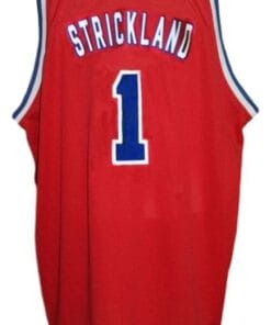 Rod Strickland #1 Washington Retro Basketball Jersey Red