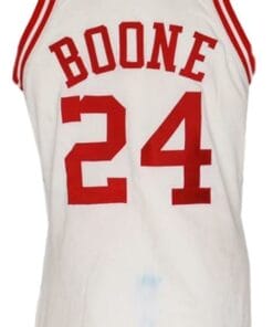Ron Boone #24 Aba West All Star Basketball Jersey Sewn White