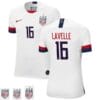 Rose Lavelle Home White no.16 Champions USWNT Soccer Jersey