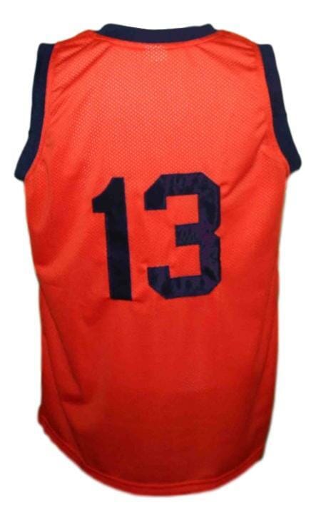 Rucker #13 Retro Vintage Basketball Jersey New Sewn Orange