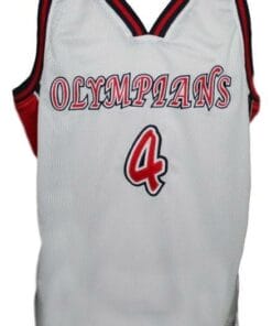 Russell Westbrook #4 Olympians HS Basketball Jersey Sewn White