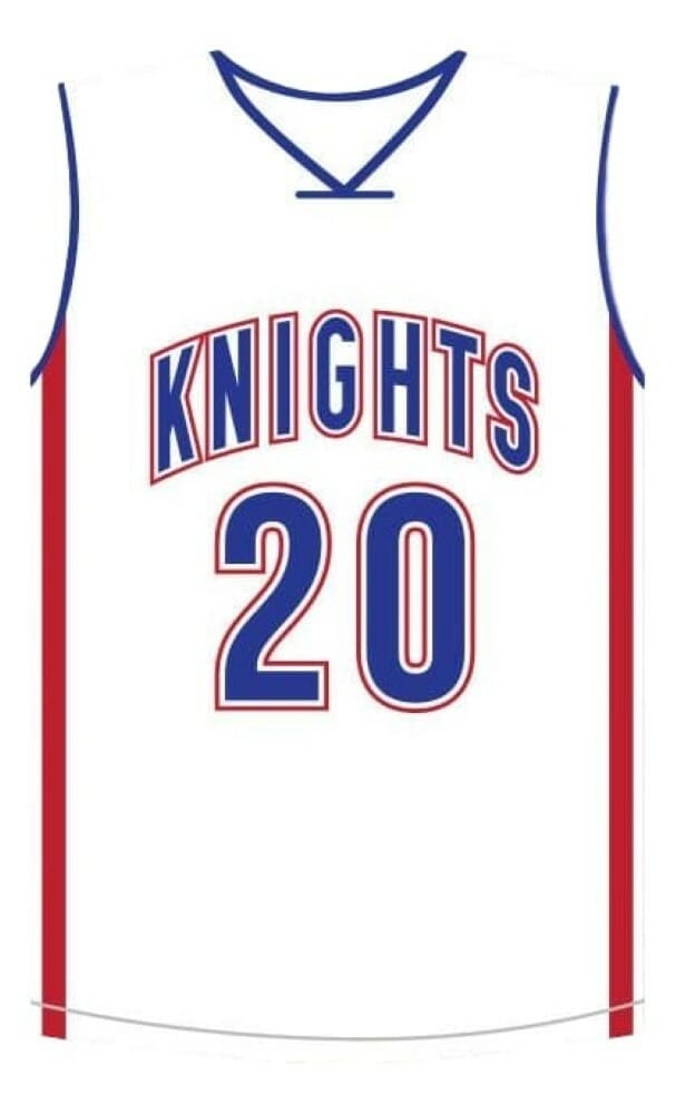 Stephen Curry #20 Knights High School New Basketball Jersey White 2 Stephen Curry #20 Knights High School New Basketball Jersey White