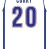 Stephen Curry #20 Knights High School New Basketball Jersey White