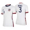 Samantha Mewis 2020 21 Home White no.3 USWNT Soccer 4 Stars Jersey