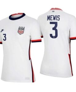 Samantha Mewis 2020-21 Home White no.3 USWNT Soccer 4 Stars Jersey