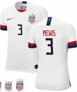 Samantha Mewis Champions Home White no.3 USWNT Soccer Jersey