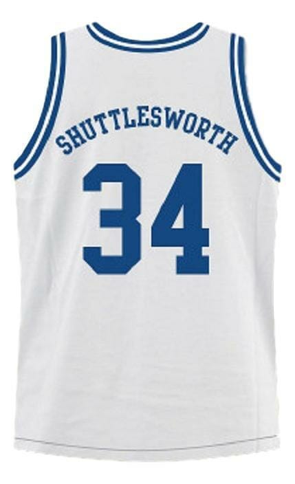 Shuttlesworth #34 Lincoln He Got Game Basketball Jersey White