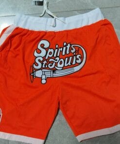 Spirits St.Louis Men Shorts Vintage Short Stitched Orange