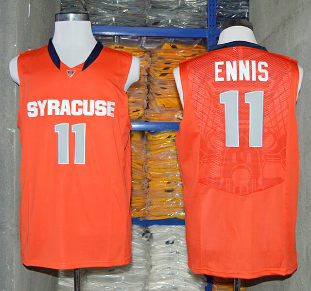 Syracuse #11 Tyler Ennis NCAA Basketball Jersey Orange 1 Syracuse #11 Tyler Ennis NCAA Basketball Jersey Orange