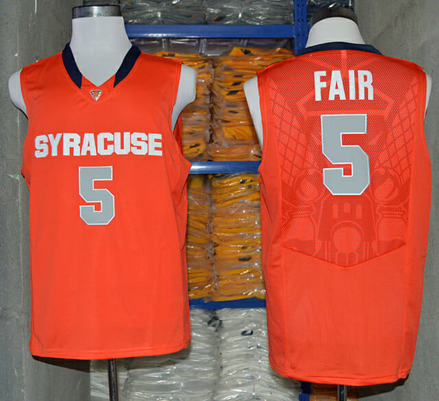 Syracuse #5 C.J Fair NCAA Basketball Jersey Orange 1 Syracuse #5 C.J Fair NCAA Basketball Jersey Orange