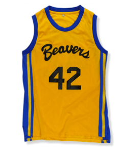 Alternative view of Teen Wolf #42 Howard Basketball Jersey