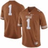 Texas Longhorns #1 No Name College Football Jersey Dark Orange