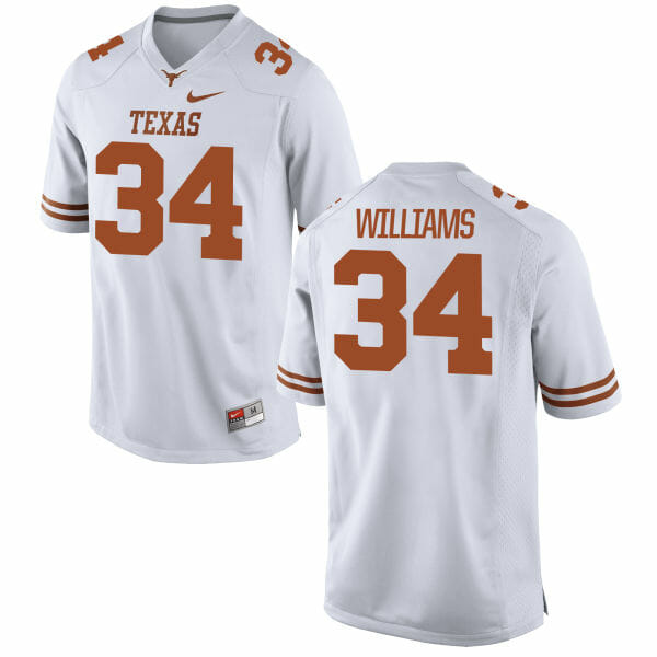 Texas Longhorns #34 Ricky Williams College Football Jersey White 1 Texas Longhorns #34 Ricky Williams College Football Jersey White