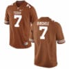 Texas Longhorns #7 Shane Buechele College Football Jersey Dark Orange