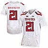 Texas Tech #21 DeAndre Washington NCAA College Football Jersey White 6 Texas Tech #21 DeAndre Washington NCAA College Football Jersey White