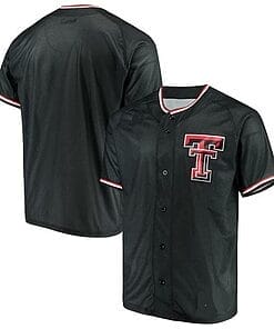 Texas Tech Red Raiders Custom Name Number College Baseball Jersey