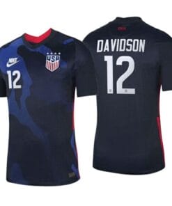 Tierna Davidson Away Navy 2020-21 no.12 USWNT Soccer Four Star Jersey
