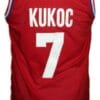 Toni Kukoc #7 Croatia Yugoslavia Custom Basketball Jersey Red