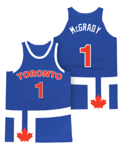 Tracy McGrady #1 Toronto Basketball Jersey
