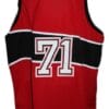 Tupac Shakur #71 Makaveli Hip Hop Custom Basketball Jersey Red