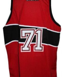 Tupac Shakur #71 Makaveli Hip Hop Custom Basketball Jersey Red