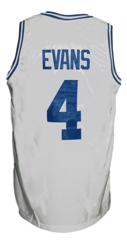 Tyrone Evans #4 Julia Richman HS Basketball Jersey Sewn White 1 Tyrone Evans #4 Julia Richman HS Basketball Jersey Sewn White