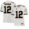 UCF Knights #12 Taj McGowan NCAA College Football Jersey White 7 UCF Knights #12 Taj McGowan NCAA College Football Jersey White
