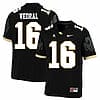 UCF Knights #16 Noah Vedral NCAA College Football Jersey Black 6 UCF Knights #16 Noah Vedral NCAA College Football Jersey Black