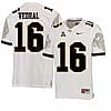 UCF Knights #16 Noah Vedral NCAA College Football Jersey White 6 UCF Knights #16 Noah Vedral NCAA College Football Jersey White