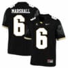 UCF Knights #6 Brandon Marshall NCAA College Football Jersey Black 6 UCF Knights #6 Brandon Marshall NCAA College Football Jersey Black