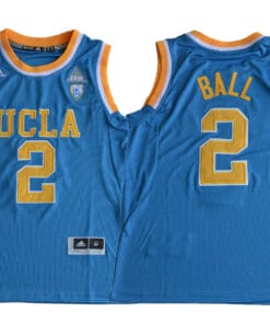 UCLA Bruins #2 Ball NCAA Basketball Jersey Blue