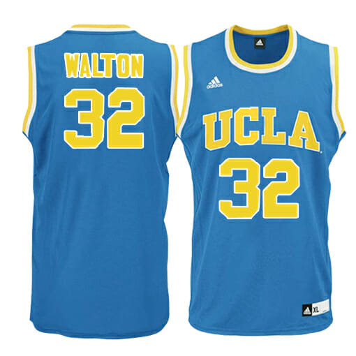 UCLA Bruins #32 Bill Walton NCAA Basketball Jersey Blue 1 UCLA Bruins #32 Bill Walton NCAA Basketball Jersey Blue