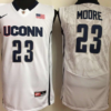 Uconn Huskies 23 Maya Moore NCAA Basketball Jersey White