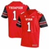 Utah Utes #1 Kendal Thompson NCAA College Football Jersey Red