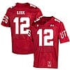 Utah Utes #12 Drew Lisk NCAA College Football Jersey Red 7 Utah Utes #12 Drew Lisk NCAA College Football Jersey Red