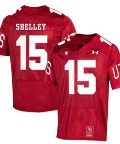 Utah Utes #15 Jason Shelley NCAA College Football Jersey Red