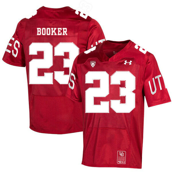 Utah Utes #23 Devontae Booker NCAA College Football Jersey Red 1 Utah Utes #23 Devontae Booker NCAA College Football Jersey Red