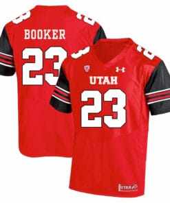 Utah Utes #23 Devontae Booker NCAA College Football Jersey Red
