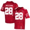 Utah Utes #28 Joe Williams NCAA College Football Jersey Red 7 Utah Utes #28 Joe Williams NCAA College Football Jersey Red