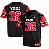 Utah Utes #32 Eric Weddle NCAA College Football Jersey Black 7 Utah Utes #32 Eric Weddle NCAA College Football Jersey Black